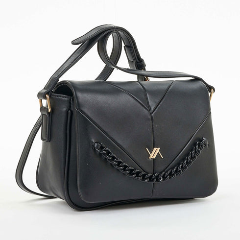 Verde Γυναικείο Τσαντάκι Βραδινό 01-1550 Μαύρο